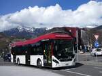 (272'777) - PostAuto Wallis - Nr. 78/VS 461'600/PID 10'682 - Volvo am 11. Mrz 2025 beim Bahnhof Sion

