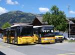 (275'606) - PostAuto Bern - BE 707'930/PID 10'964 - Volvo (ex Kbli, Gstaad) am 16. Mai 2025 beim Bahnhof Gstaad