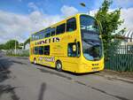 LJ59 LWP
2010 VDL DB300
Wright Gemini 2 H41/24D (when new, since converted to H41/??F)
Garnetts Coaches, Bishop Auckland, County Durham (UK)

New to Arriva London South as fleet number DW287.

Photographed in Spennymoor, County Durham (UK), on Tuesday 27th May 2025.