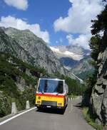 (277'393) - Lambach, Gommiswald - NW 24'301 - FBW/Eggli (ex Tanner+Lambach, Reigoldswil; ex Lambach, Rieden; ex Meier, Grt; ex AVG Grindelwald Nr. 13; ex P 24'182) am 1. Juli 2025 auf der alten Grimselstrasse