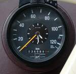 (275'677) - Borer, Neuhausen - SH 19'684 - Saurer/Tscher (ex Schttler, D-Kln; ex Braun, D-Mnster; ex Schmid, Hemishofen; ex Brtsch, Bttenhard; ex ASS Schleitheim Nr. 8) am 17. Mai 2025 in Schaffhausen, Gasthof, Ziegelhtte (34'684,9 Kilometer - Detailaufnahme)