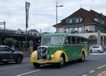 (275'875) - STI Thun - Nr. 15/BE 26'776 - Saurer/Gangloff (ex AvH Heimenschwand Nr. 5) am 27. Mai 2025 beim Bahnhof Thun