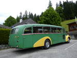 (275'883) - STI Thun - Nr. 15/BE 26'776 - Saurer/Gangloff (ex AvH Heimenschwand Nr. 5) am 27. Mai 2025 in Gohl, Restaurant Jgerhus