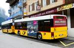 (279'474) - PostAuto Bern - BE 586'962/PID 10'298 - Lanz+Marti/Hess Personenanhnger (ex BE 497'265; ex VBL Luzern Nr. 308) am 28. August 2025 beim Bahnhof Lauterbrunnen