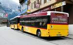 (279'480) - PostAuto Bern - BE 193'594/PID 5501 - Lanz+Marti/Hess (ex Klopfstein, Laupen) am 28. August 2025 beim Bahnhof Lauterbrunnen