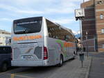 (272'655) - Aus Deutschland: Helmut's Reisen, Markt Schwaben - EBE-HL 53 - Mercedes am 6. Mrz 2025 beim Bahnhof Spiez
