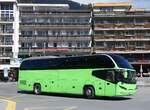 (273'278) - Aus Rumnien: ??? - B 100 TSC - Neoplan am 28. Mrz 2025 beim Bahnhof Grindelwald