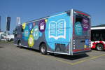 (278'685) - Bibliobus, Delmont - Volvo am 9. August 2025 in Develier, Postgarage
