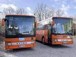 Setra 319 UL und Setra 317 UL der MVVG in Malchow.
