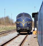 VikingRail MX 1023 geniet die Wochenendsonne. Pattburg 06.04.2025
