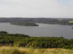 Blick vom Himmelbjerget auf eine Insel im Juls bei Silkeborg. Sommer 2005