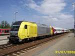 ER 20 011 mit einem Alex am 31.07.2006 in Buchloe.