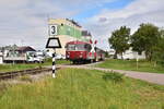 Nachschuß auf den RB79 Zug in Hüffenhardt. 31.8.2025