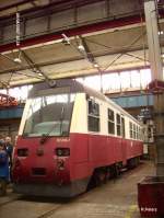 187 018-7 wird in Meiningen wieder fit gemacht. 08.09.07