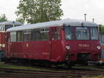 772 345-4 der Erfurter Bahnservice (EBS) beim 30. Weimarer Eisenbahnfest am 24.5.2025