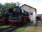 BR 50 4073 steht im Eisenbahnmuseum Nrdlingen. 30.Mai 2025