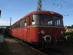 BR 798 522 Schienenbus BayernBahn steht im Eisenbahnmuseum Nrdlingen. 30.Mai 2025