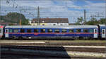 Sitzwagen A-BB 73 81 21-91 113-0 Bmz im Nightjet nach Zrich. Singen, August 2024.