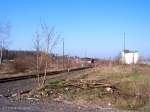Hier war einmal der Gterbahnhof, der schon seit langer Zeit zurckgebaut ist (Eschwege, 26.03.2007)