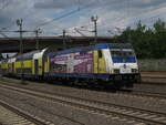 BR 146 541-8 (Lneburger Heide) als (RB41 / ME 81925 Hamburg Hbf -> Bremen Hbf) bei der Ausfahrt HH-Harburg. 31.05.2025