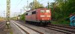 BR 151 032-0 von Railpool als Lz durch HH-Harburg -> Hafen. 17.Mai 2022