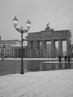 Das Brandenburger Tor im November 2008