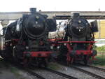 BR 50 778 und BR 41 364 stehen im Eisenbahnmuseum Nrdlingen. 30.Mai 2025