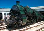 Perfektes Licht fr einen Meilenstein der Dampflokbaukunst: S 3/6 im Bayerischen Eisenbahnmuseum zu Nrdlingen. (Juni 2009).