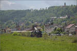 Abschiedfahrten von 52 7596.

Auf der Wutachtalbahn werden die 20 km in fast gerader Linie bis zum Abschnitt der Museumsstrecke bewältigt. In Stühlingen wird die Strecke momentan noch renoviert, damit künftig bis Weizen regulärer Taktverkehr gefahren werden kann. Mai 2025.