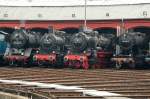Dampfparade im Sdwestflischen Eisenbahnmuseum Siegen am 8.8.09