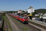 218 433 war am 12. Mai 2025 in Wernberg auf dem Weg nach Regensburg.