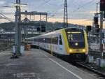 BR 612 131/631 + 612 137/637 als (RE 55 / RE 3240 Ulm Hbf -> Donaueschingen) bei der Einfahrt Ulm Hbf. 26.Juli 2025