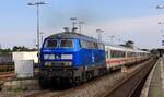 PRESS 218 058-9/ 218 412-5 mit dem IC 2311 Ausfahrt Niebüll Bahnhof. 20.07.2025