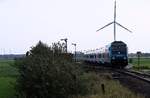 Paribus/NAH.SH/DB 245 212-6 mit RE 6 auf dem Weg nach Westerland. Lehnshallig 28.09.2025