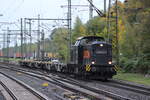 BR 203 123-5 D-LOCON (LOCON 217) mit Leeren Containerzug durch HH-Harburg Richtung HH-Hafen.  9.Oktober 2025