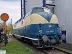 BR 220 058-2 steht im Technikmuseum Sinsheim. 22.April 2023