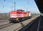 V 100.03 (202 488) der HGB und 202 330 der NBE am 2.4.2011 in Hamm