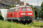 218 217 in Koblenz Ltzel am 17.07.2012