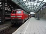 218 136 als RE 12 Trier Hbf - Kln Messe/Deutz in Kln Hbf. 08.02.2009