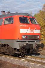 Die Front von der 218 369-7. (30.10.2009)