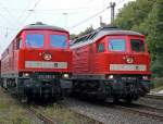 232 280-2 und 232 553-8 in Ratingen-Lintorf im September 09