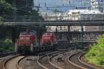 294 692-2 und 294 758-8 am 05.09.2012 in Wuppertal.