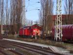 298 124 rollt an ein paar Gterwagen in Frankfurt/Oder.23.01.07