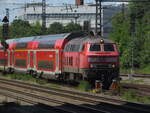 BR 218 498-4 mit (RB40 Mnchen Hbf -> Mhldorf) durch M-Heimeranplatz -> M-Ostbahnhof. 29.05.2025