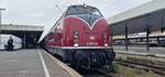 V 200 033 Hammer Eisenbahnfreunde e. V. mit Sonderzug nach Puttgarden am 27.August 2022