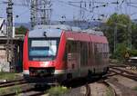 DB 648 205/705 als RB23 nach Mayen Ost Ausfahrt Koblenz Hbf. 12.08.2025