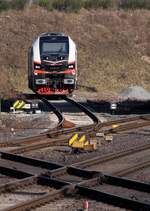 ErfurterBahnService EBS 2159 227-8 sicher abgestellt am Bhf HH-Harburg 08.03.2025