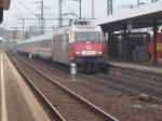 101 070-1 mit IC nach Dresden bei der Einfahrt in den Bahnhof Fulda