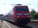 BR 101 115-4 mit dem EC 6 in Rastatt am 11.05.08