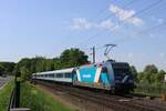 Am 2 Mai 2025 schiebt TCS 103004 (ex-101 033) ein RB nahmens EuroBahn aus Venlo aus. Zwischen 28 April und 13 Dezember hat EuroBahn wegen zu viel Ausfälle vom ZÜge wegens Materialmengels zwei ex-DB 101er und N-Wagen von TCS angemietet um doch einiges an Regionalverkehr zu bieten zu können.